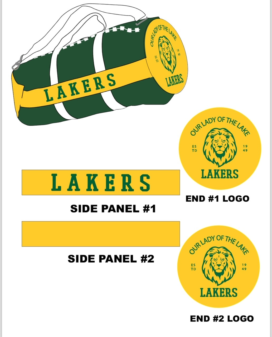 Customized Sports Duffle Bag