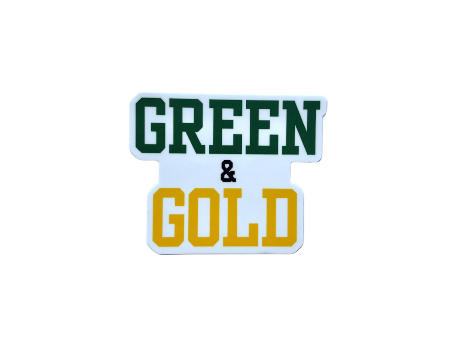 Green & Gold Sticker Pack (Set of 3)