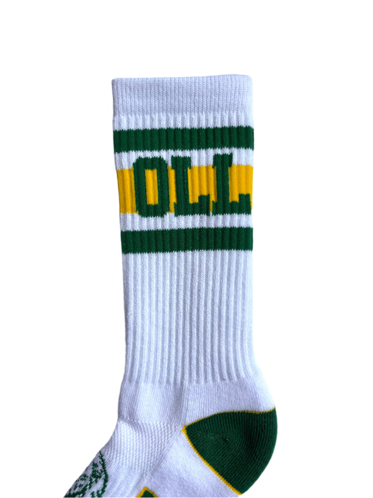 Lakers Crew Socks - White
