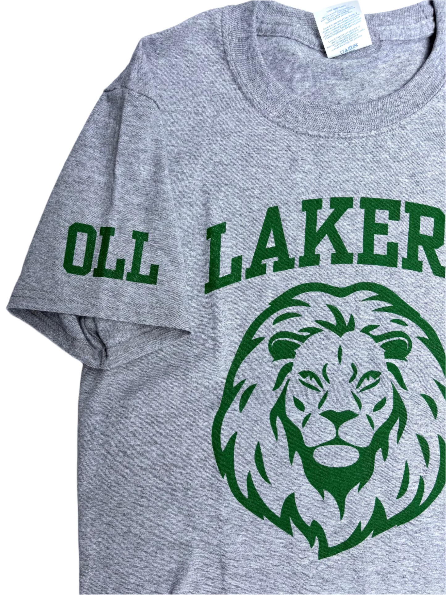 Short Sleeve Laker Lion T-Shirt - Gray
