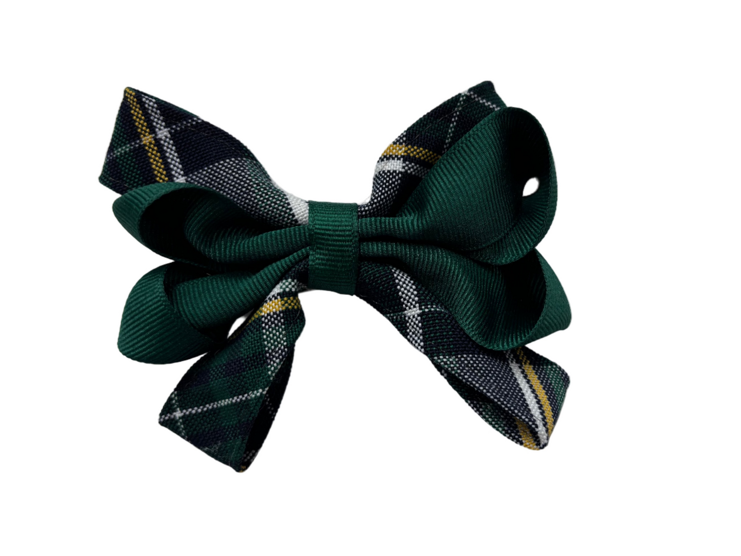 School Plaid Carnival Hair Bow