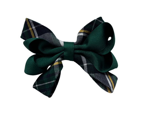 School Plaid Carnival Hair Bow