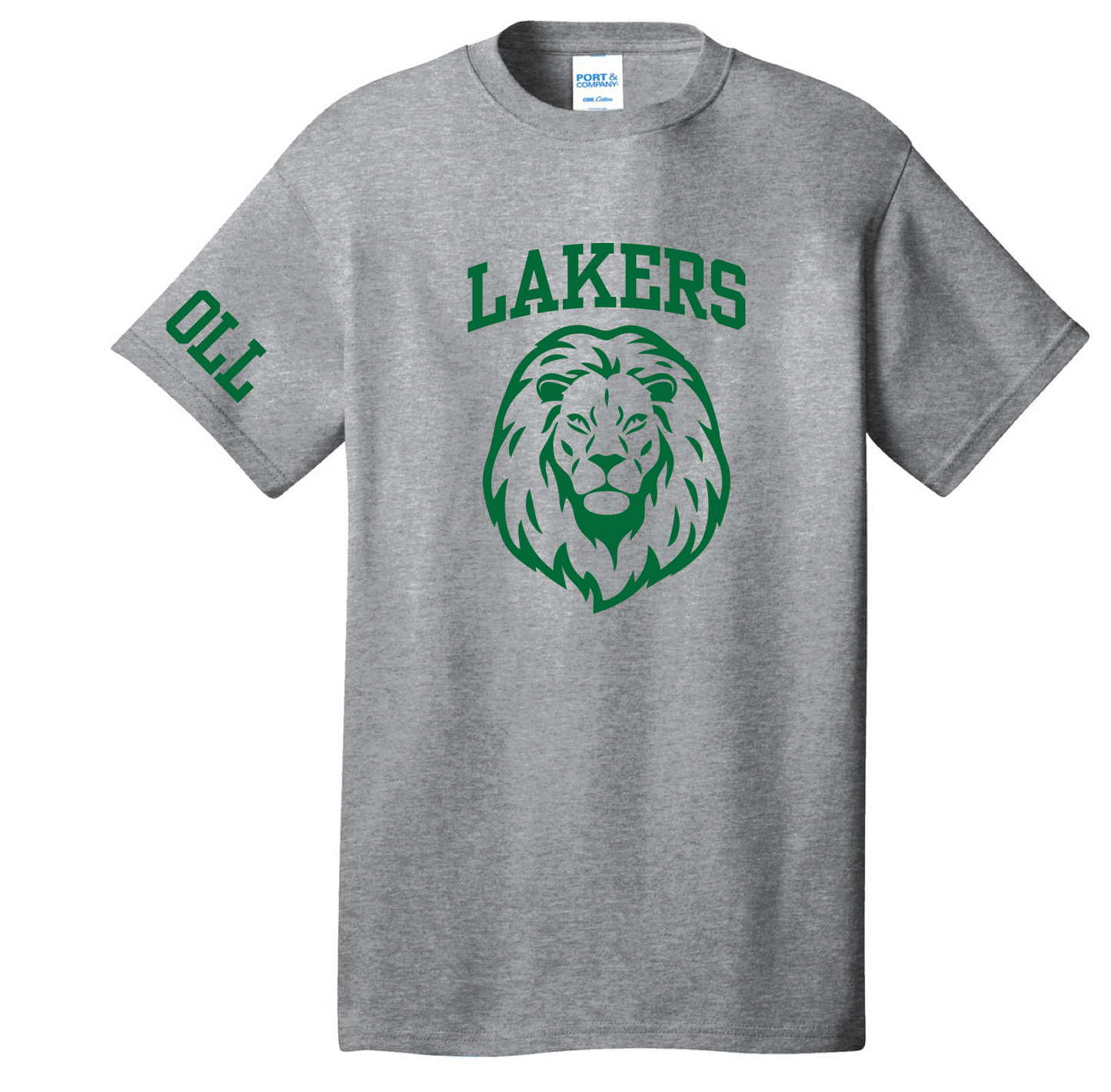 Short Sleeve Laker Lion T-Shirt - Gray