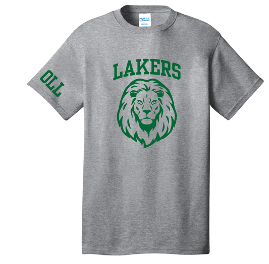 Short Sleeve Laker Lion T-Shirt - Gray