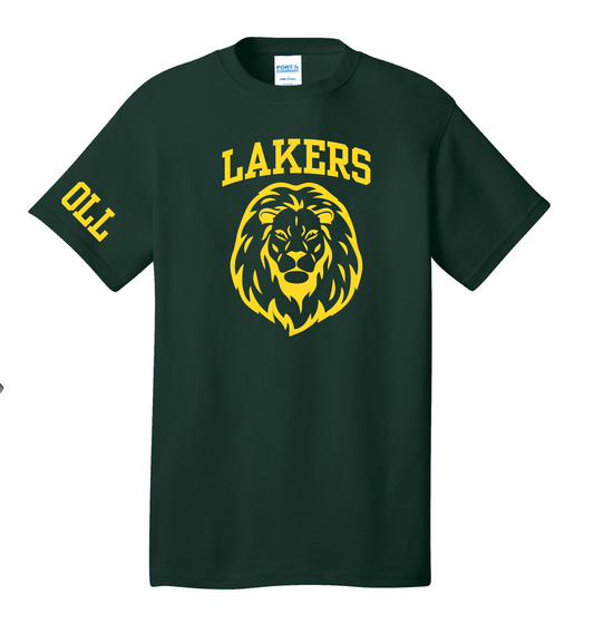 Short Sleeve Laker Lion T-Shirt - Green